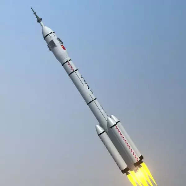 CZ 2F Launch Vehicle 3D model