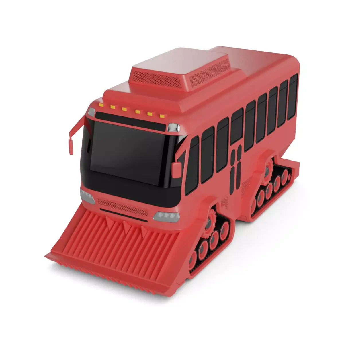 Snowcat Buse 3D model 2