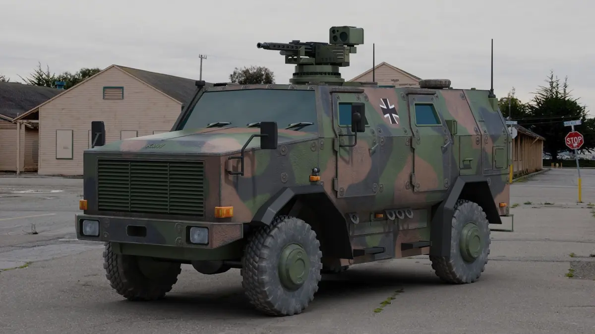 Dingo 2 Armored Car 3D model