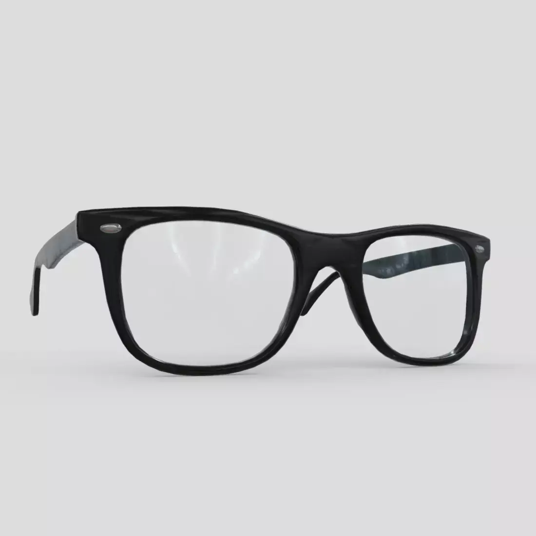 Glasses 2 Low-poly 3D model