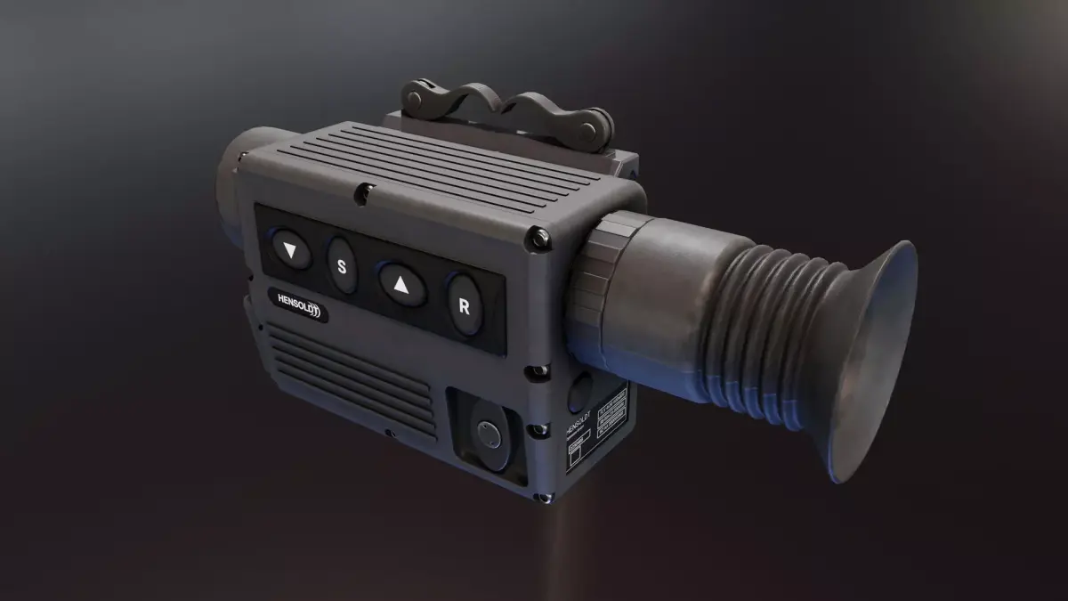 Fire Control Optic System FLV 4x30 Low-poly 3D model