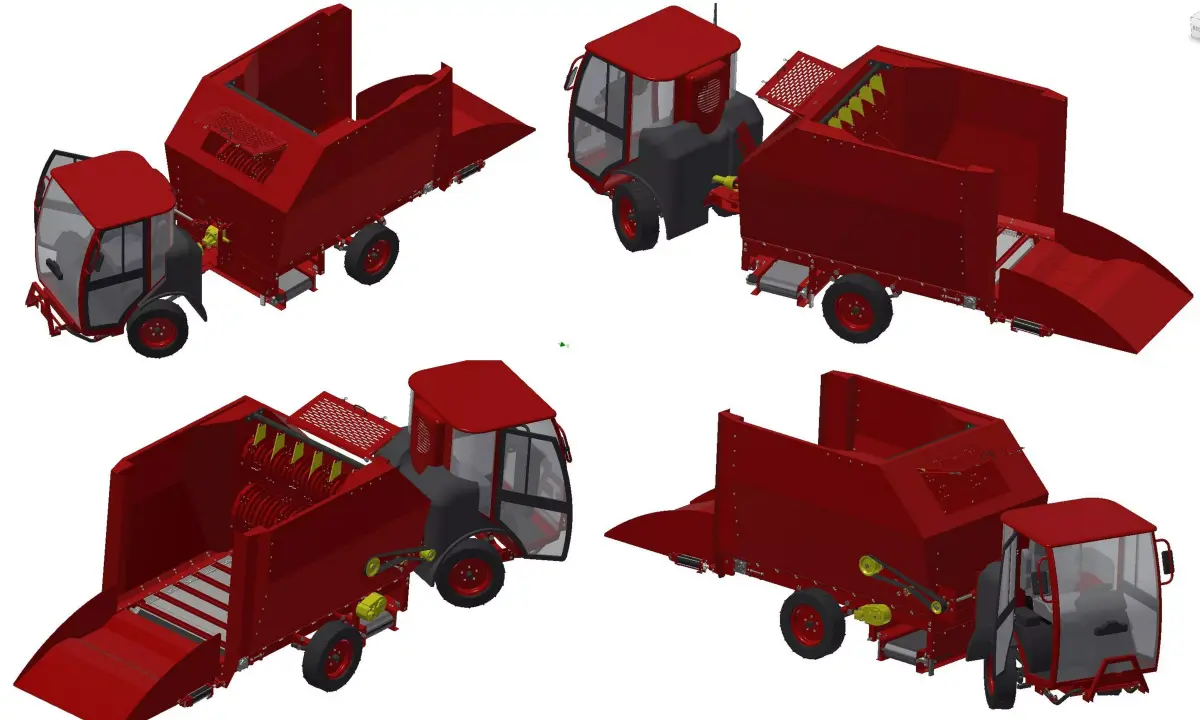 Heavy Equipment - straw 3D model