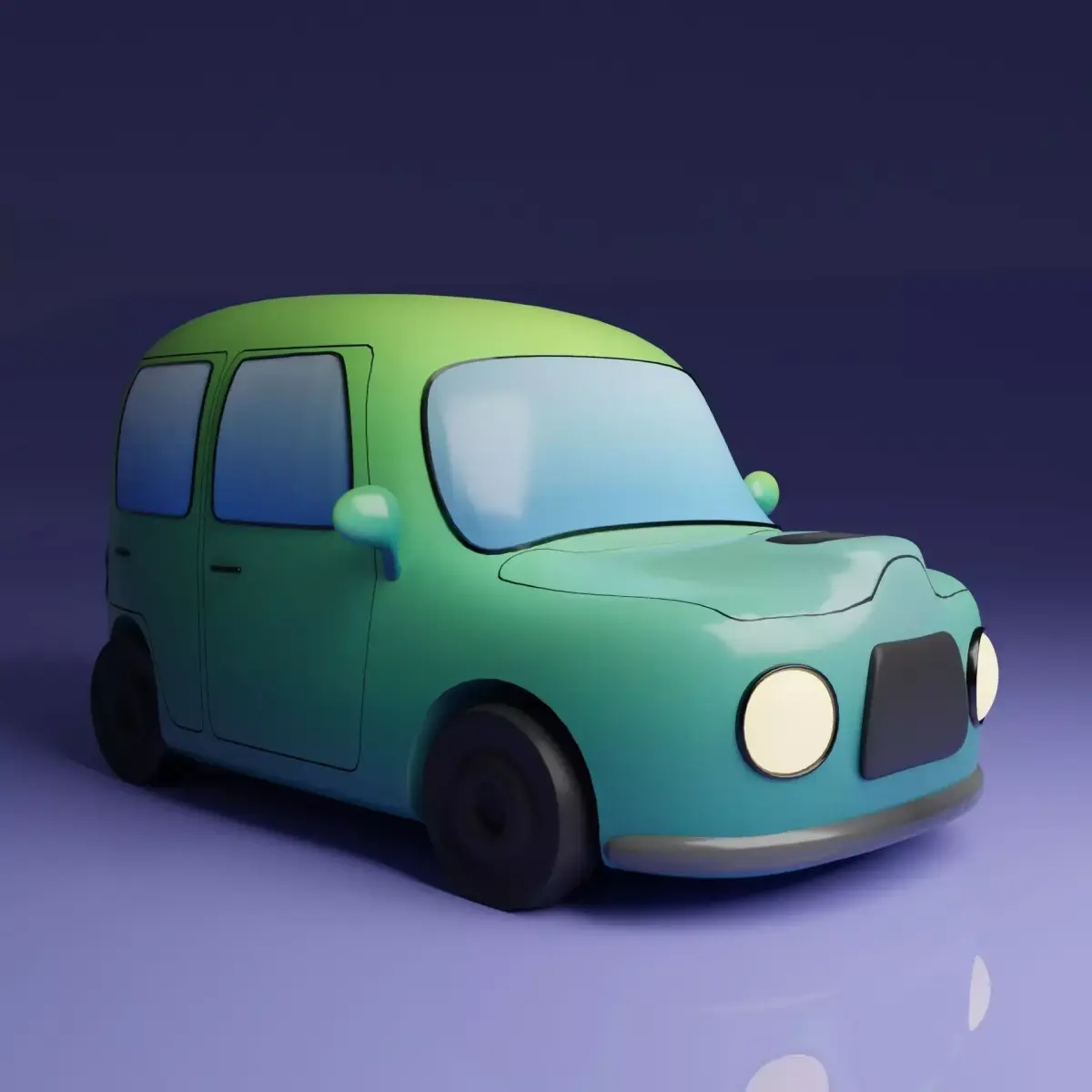 Staylized Car Free 3D model