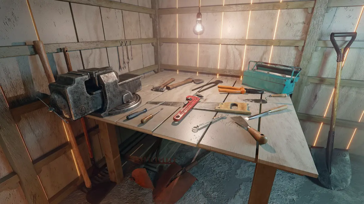 workshop tools 3D Model Pack