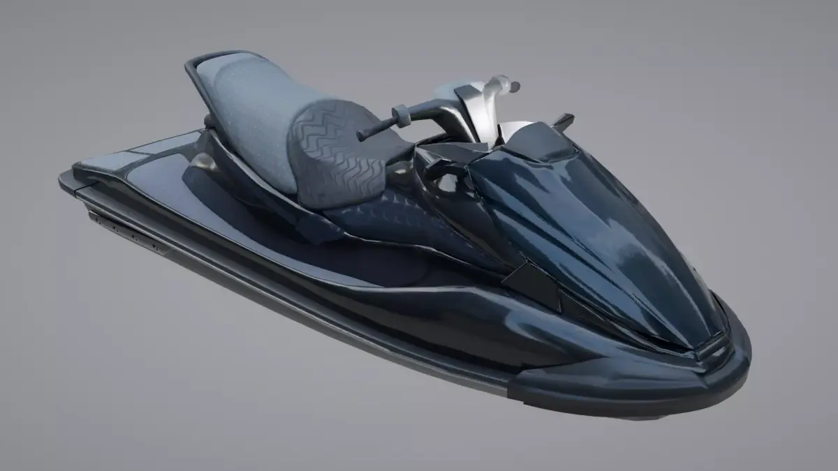 Jetski jet ski Low-poly 3D model