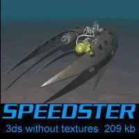 Space Ship Free 3D model shop