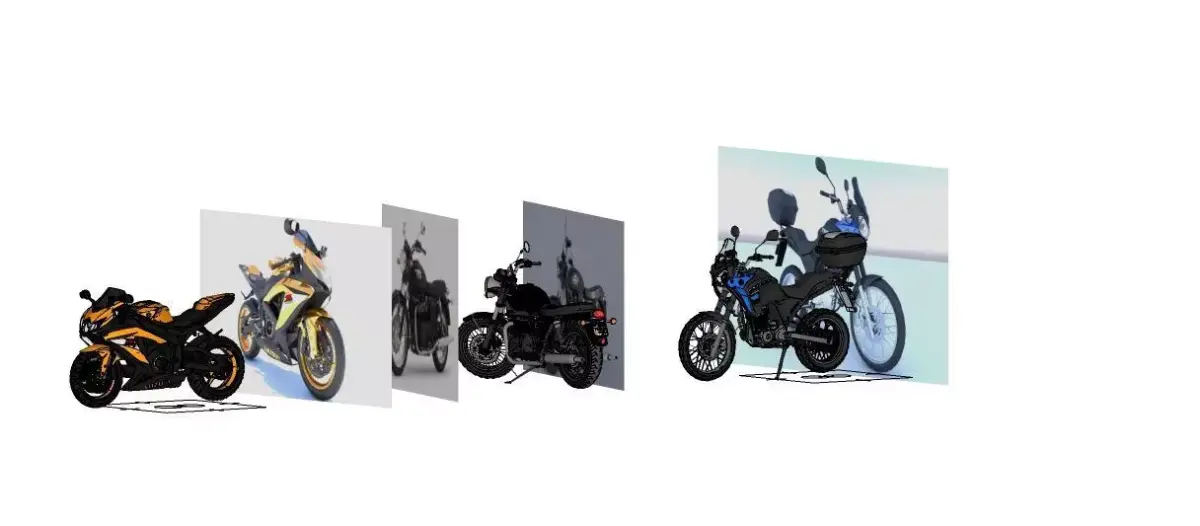 MOTORCYCLE AND BIKE 3D MODELS 3D model