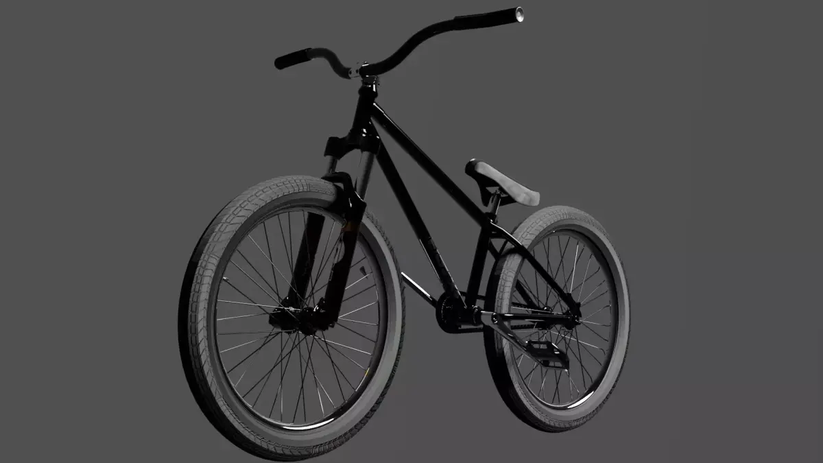 MTB bmx Bike Bicycle Cycling Velo Extreme Low-poly 3D model