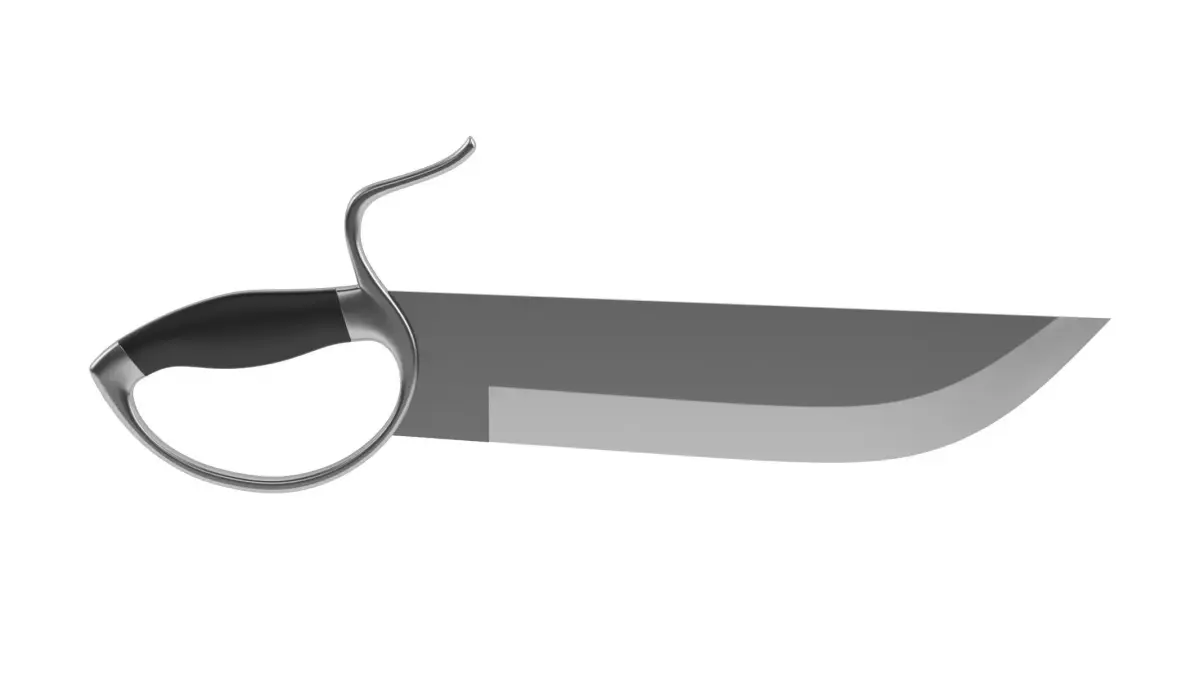 Butterfly Sword 03  3D model
