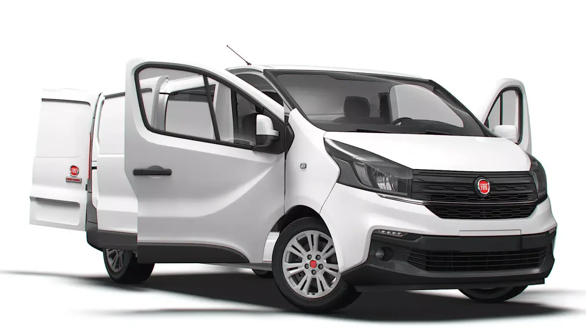 Fiat Talento Van L2H1 HQInterior 2021 3D model