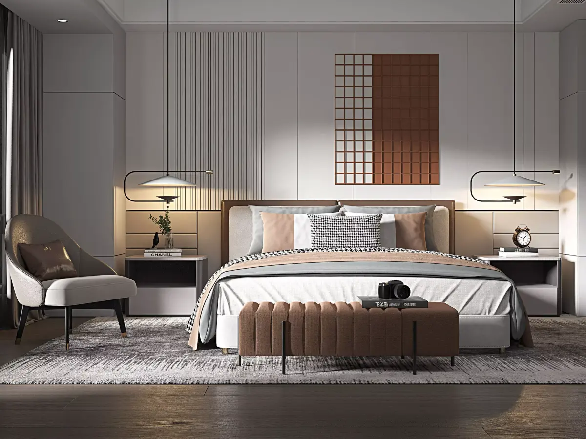 Bedroom interior 03 3D model