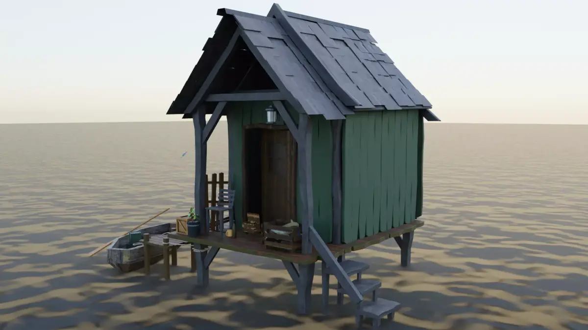 island house 3D model