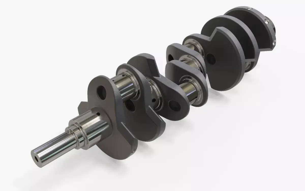Crankshaft 3D model