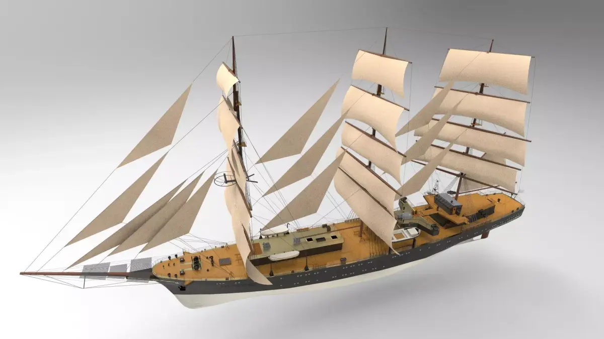 Sailing Ship Type Z 3D model