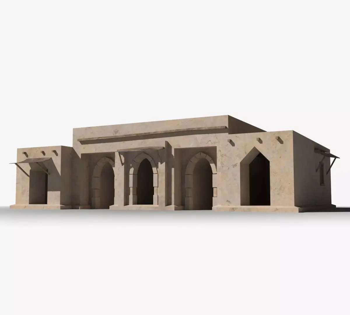 Arab x38 Low-poly 3D model