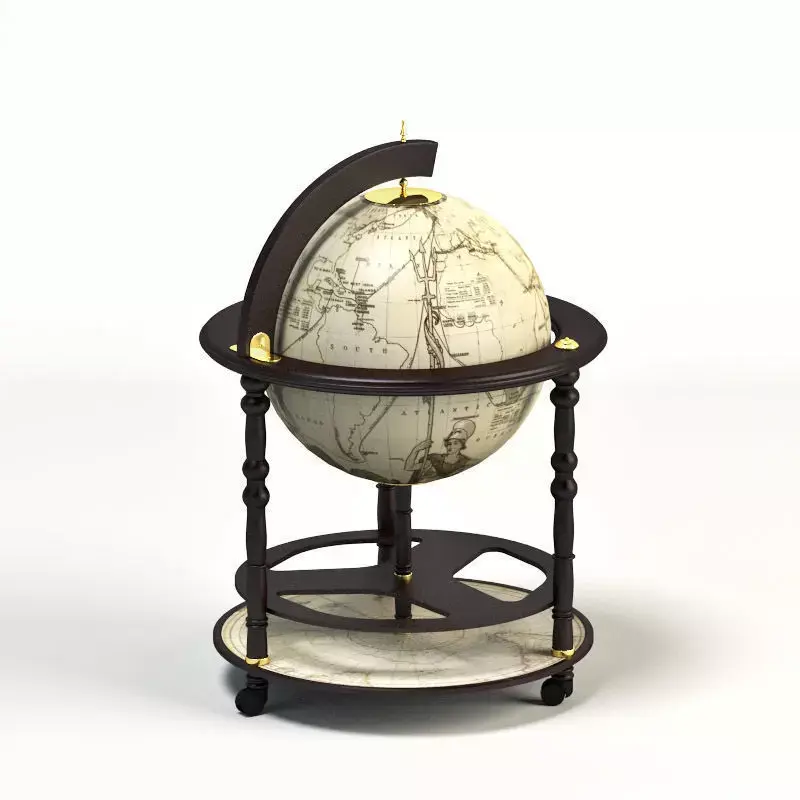 Antique Globe 3D model