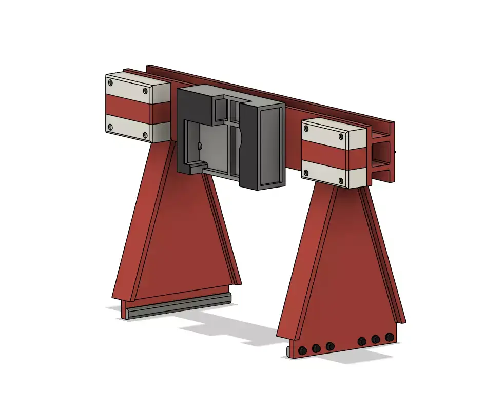 OO Model Railway Modern Buffer Stops V2 3D print model