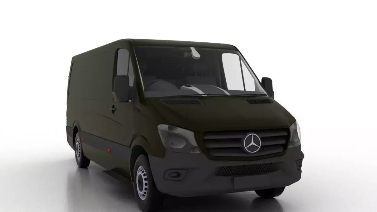 Mercedes Benz Sprinter L2H1 2015 Cargo UK 3D model