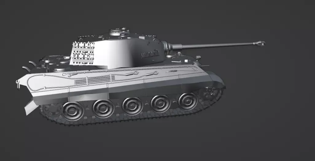 The heavy tank  3D model
