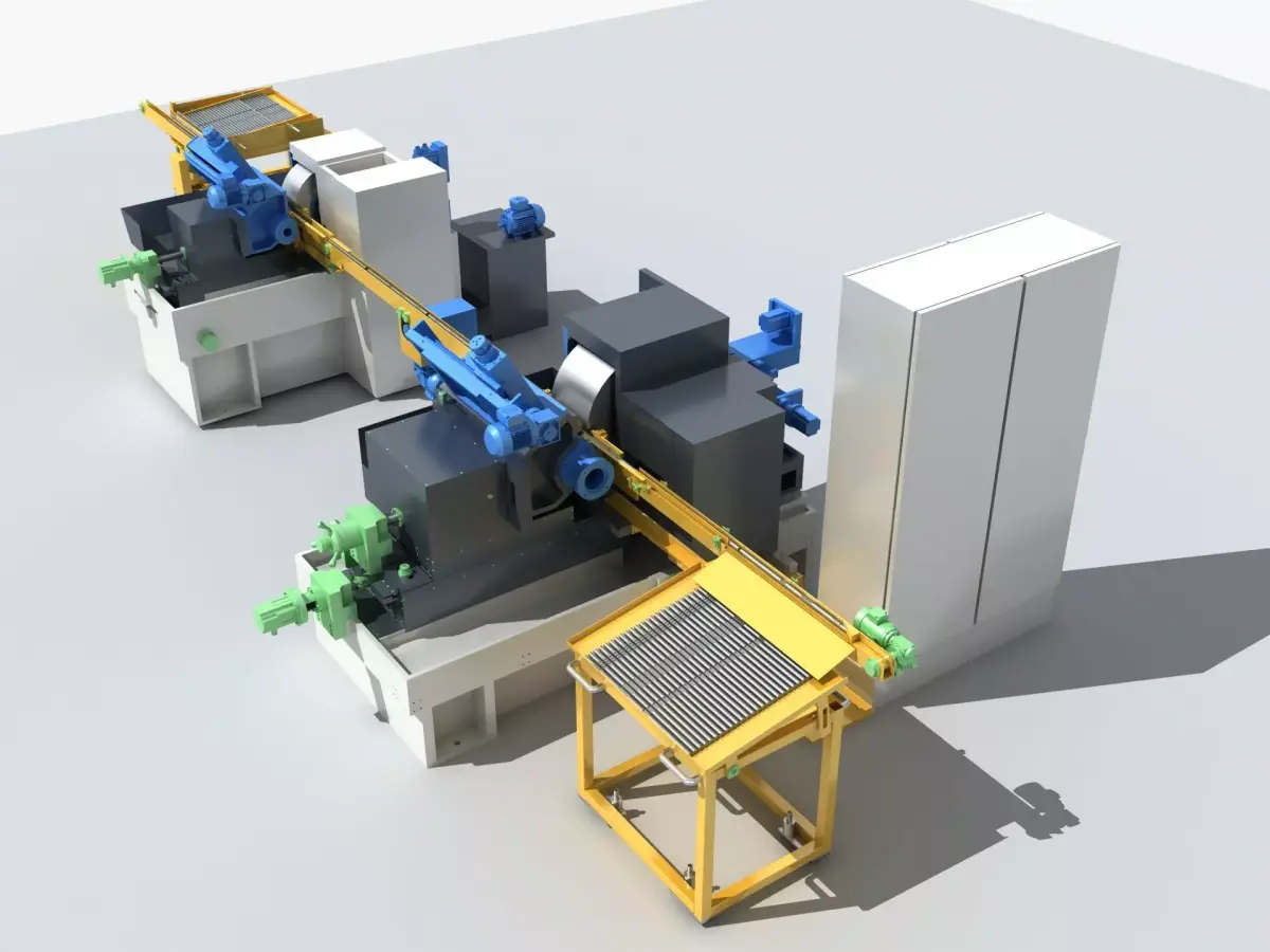 ndustrial Equipment 15 - Fully Automatic Production Line 3D model
