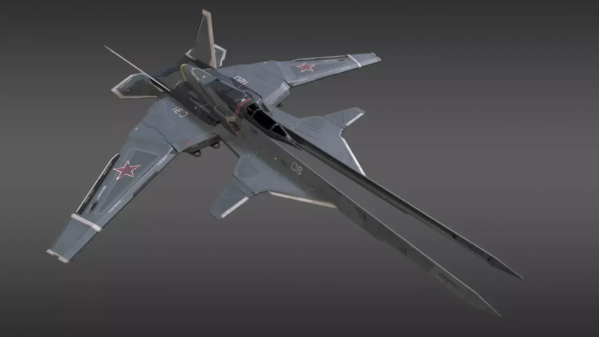 Fighter Jet 3D model 2
