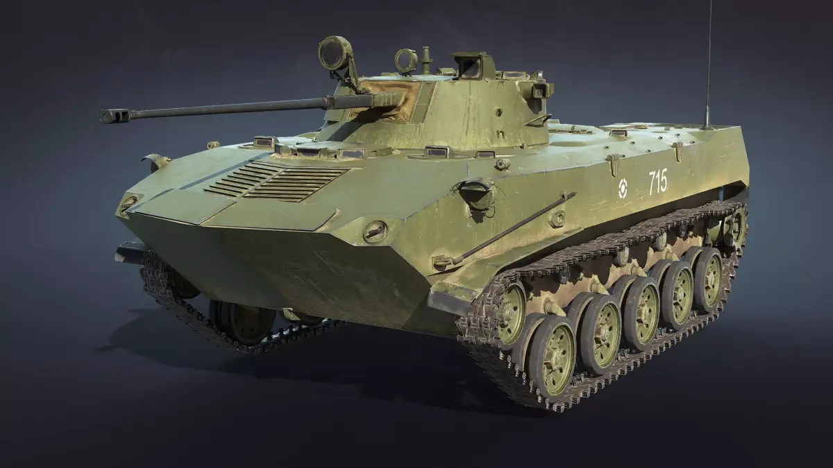 BMD-2 LOD2 Low-poly 3D model