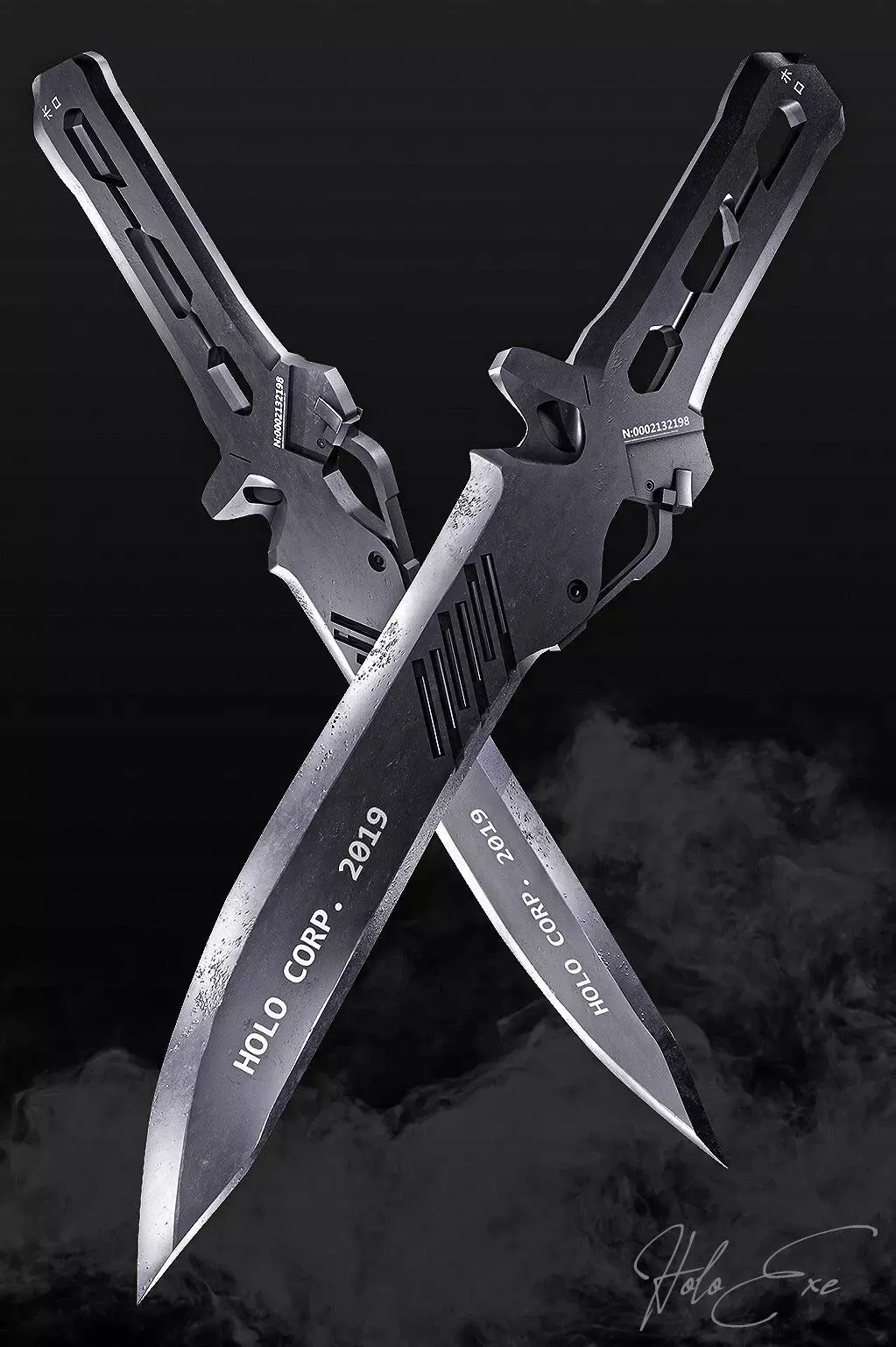 Cell Knife Low-poly 3D model