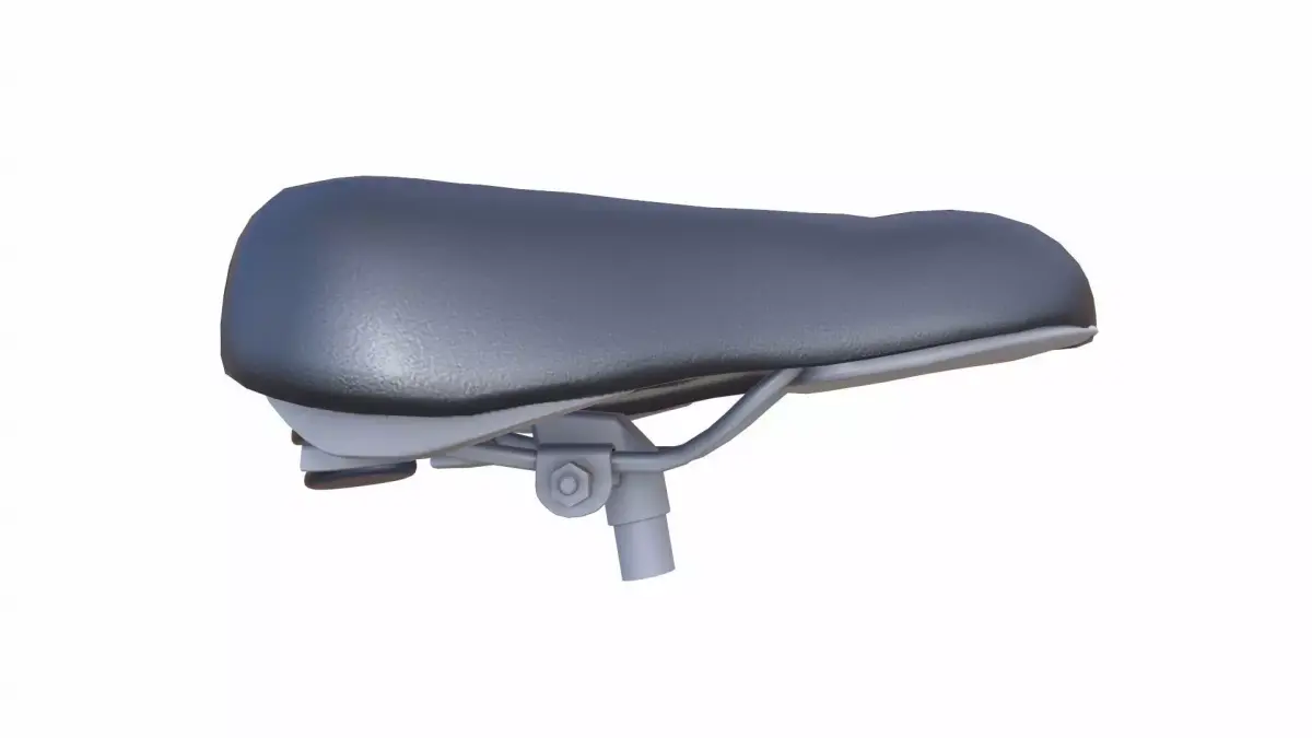 Bicycle Seat Low-poly 3D model
