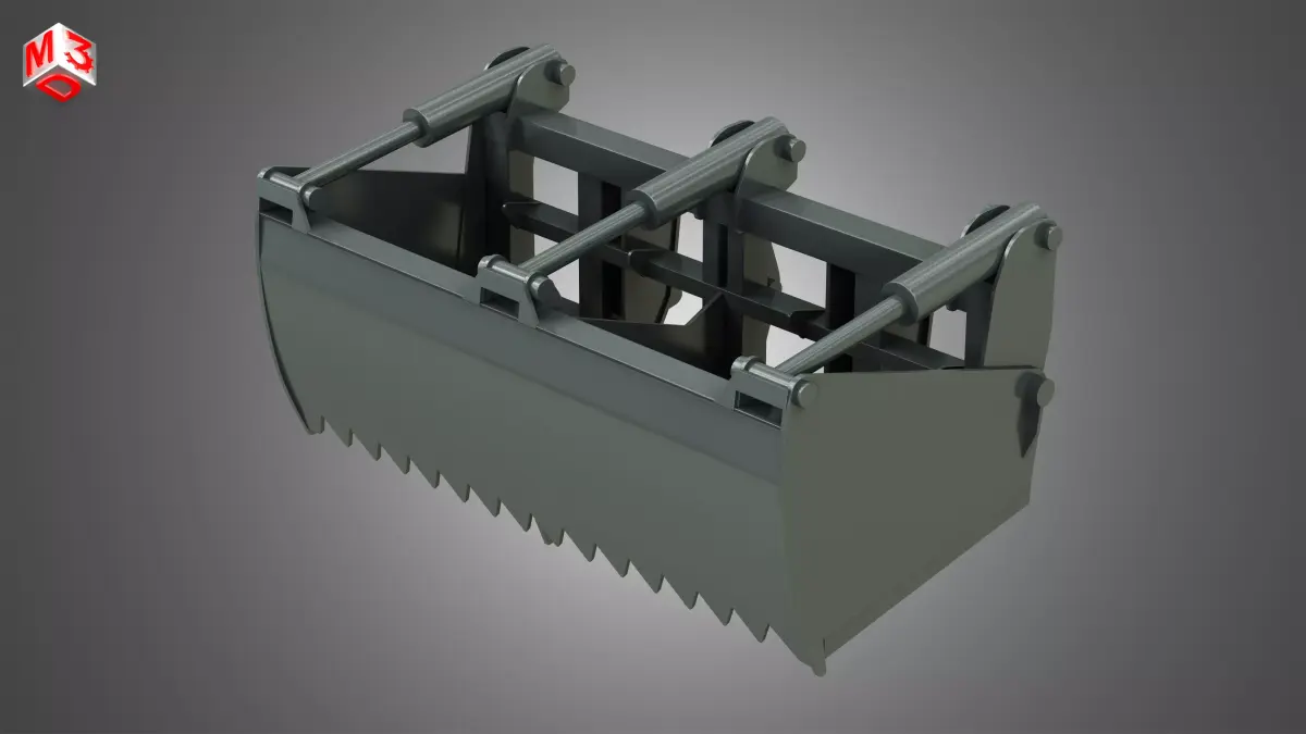 Silage Cutter  - Front Loader  3D model