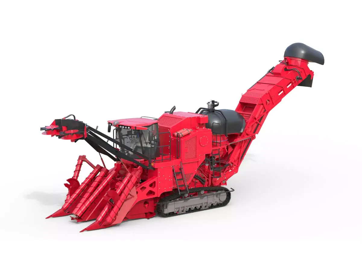 Sugar Cane Harvester  Low-poly 3D model