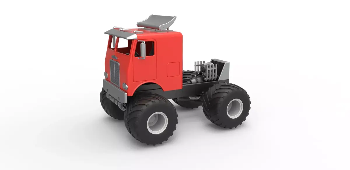 Destroyer 1 monster truck Scale 1 to 25 3D print model