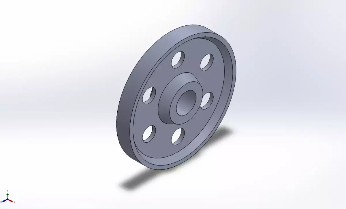 SOLIDWORKS 2022 and Engineering Graphics Pully 3D print model