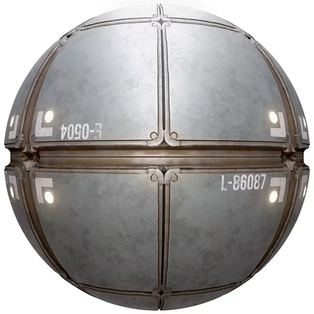 PBR Seamless Sci-Fi Texture 31 Low-poly 3D model