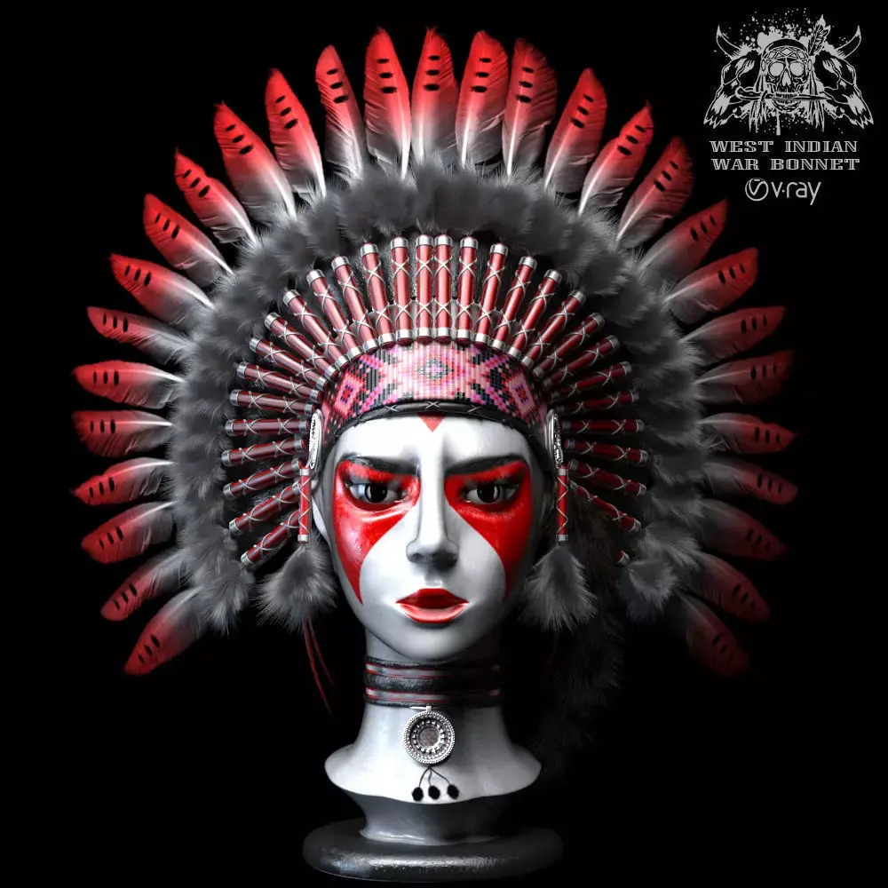 West Indian Set 3D model