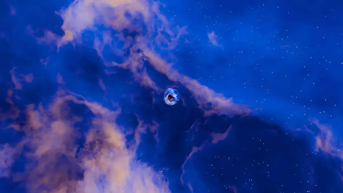 Aetherstorm IX Nebula HDRI 16k Seamless 3D model