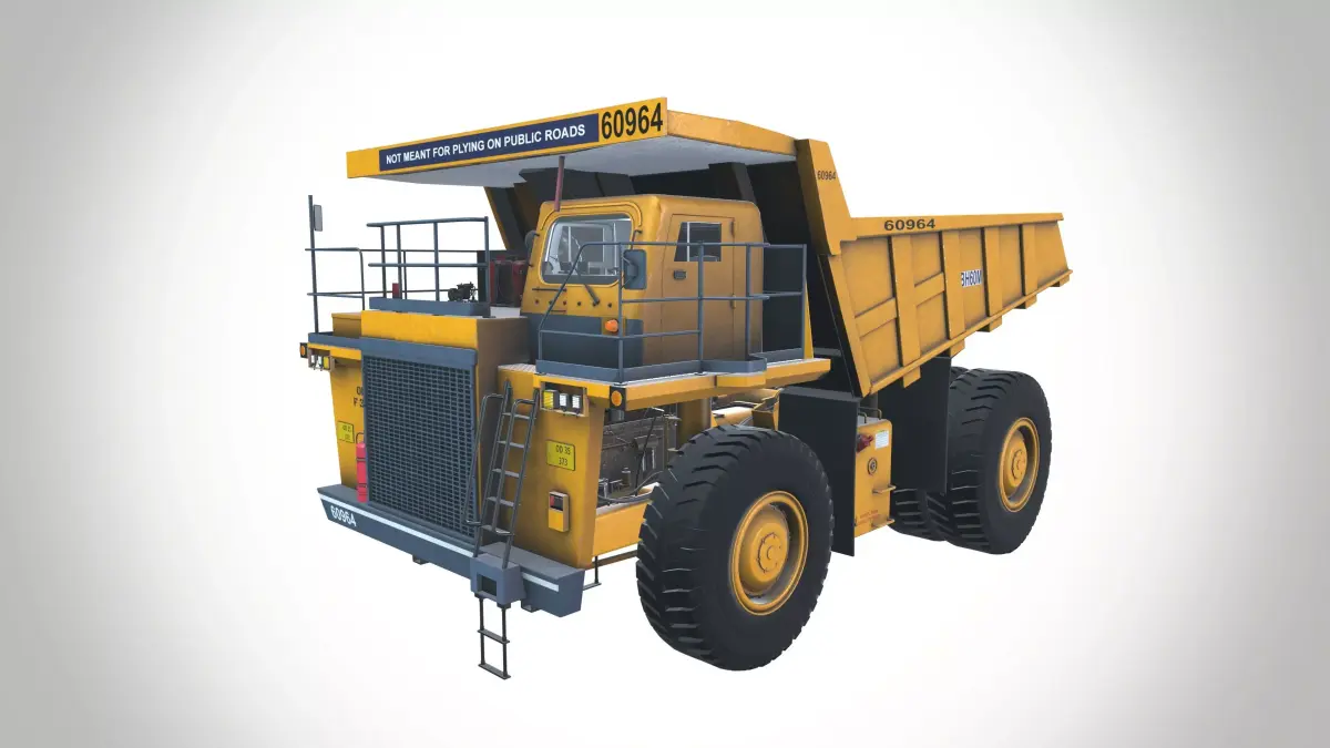 BH100 BEML Mining CONSTRUCTION OPENCAST MINING REAR DUMPERS 3D model