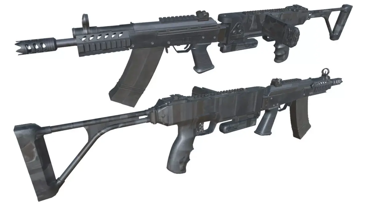40-Cornershot-Saiga12-gun model 3d game ready model Low-poly 3D model