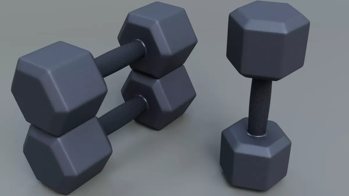 DUMBBELL 3D model 6