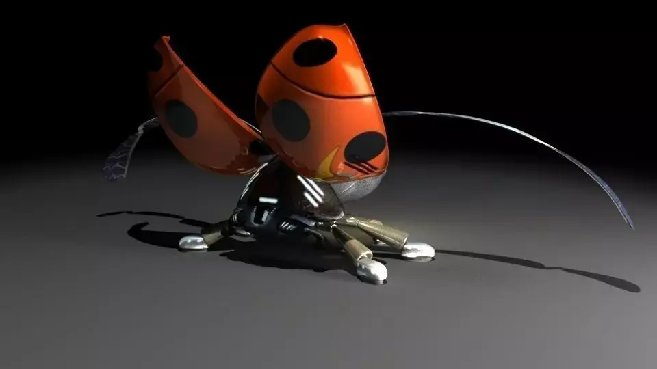 LadyBug Robot 3D model