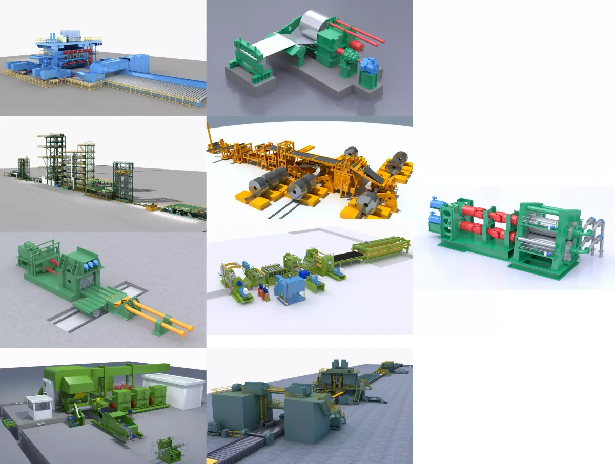 Collection of Industrial Equipments 3D model