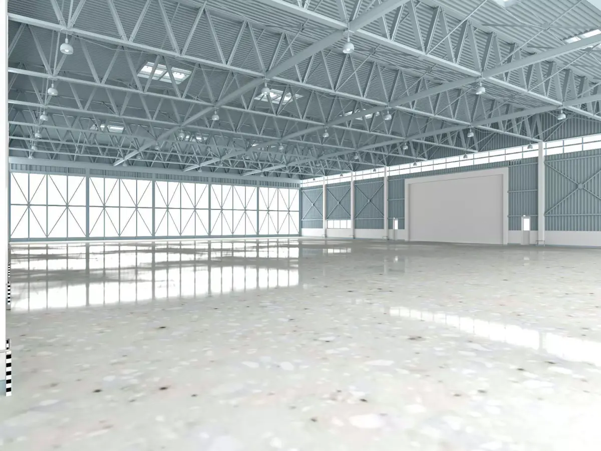 Airplane Hangar 3d Model 3D model