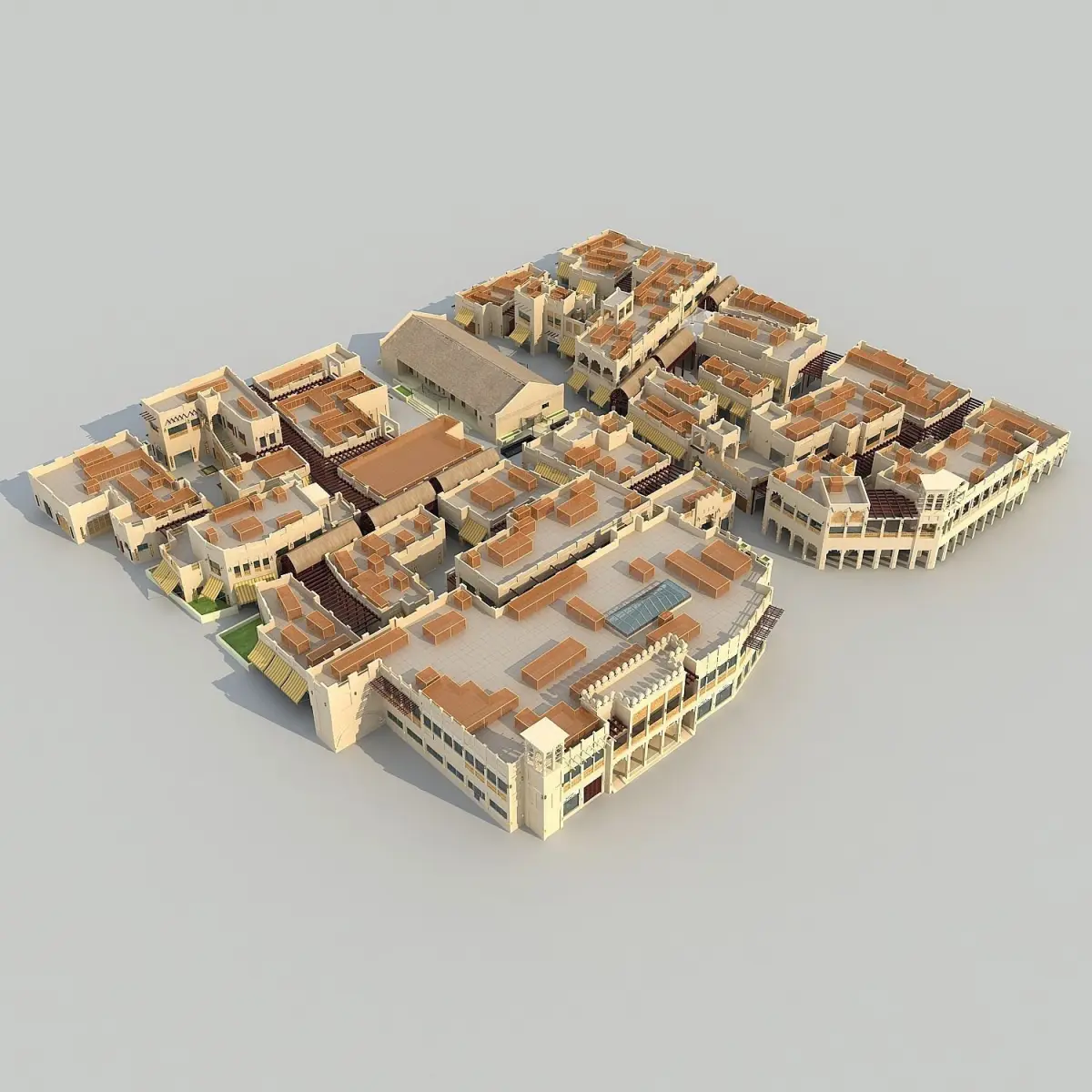 03-Maktoum souk 3D model