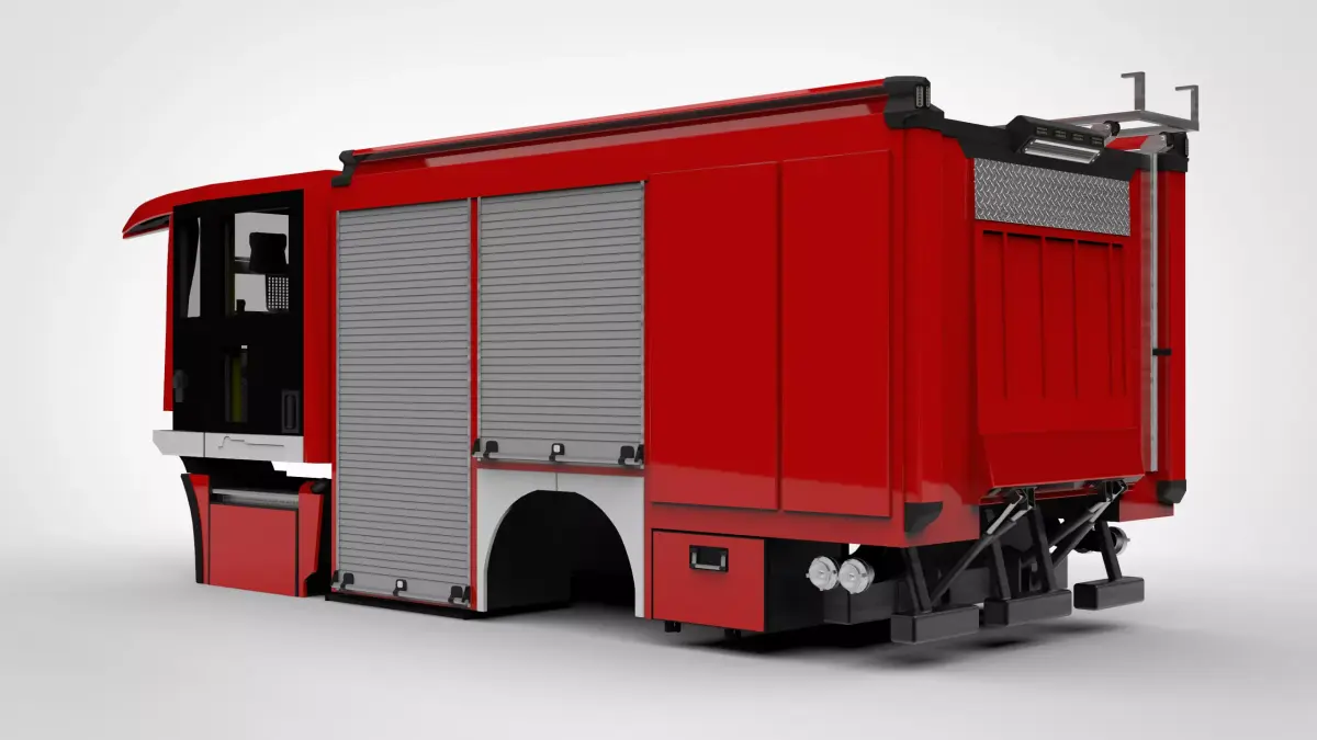 Schlingmann VARUS Castra with Teamcab 3D model