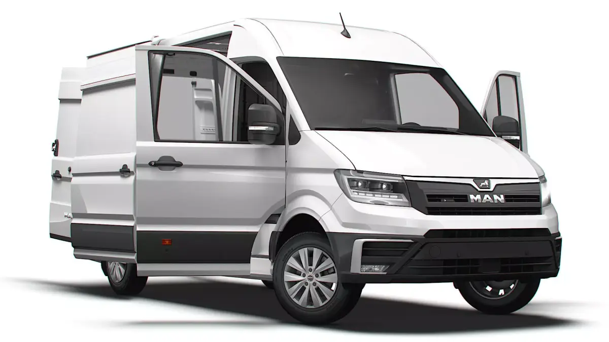 MAN TGE Van MWB HR HQInterior 2025 3D model