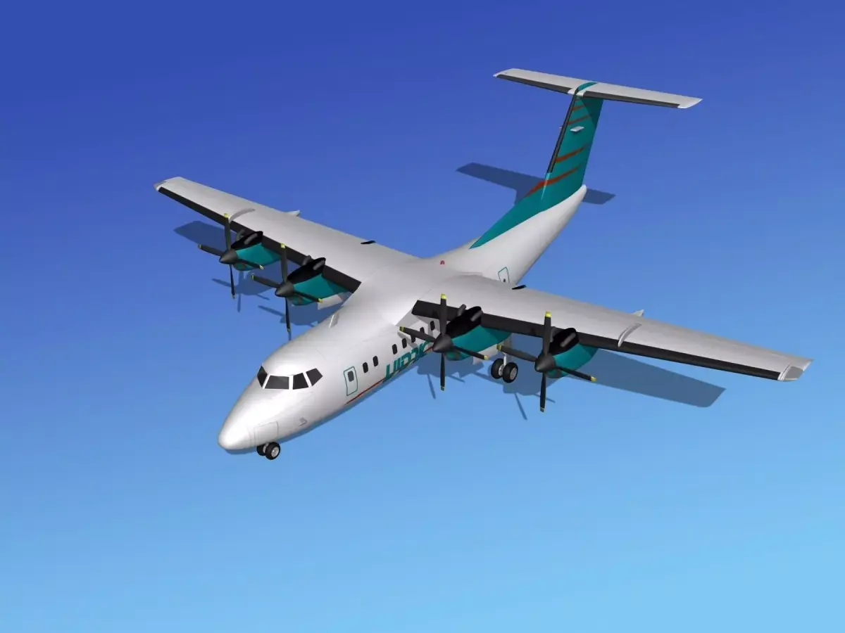 Dehavilland DHC-7 Arkia 3D model
