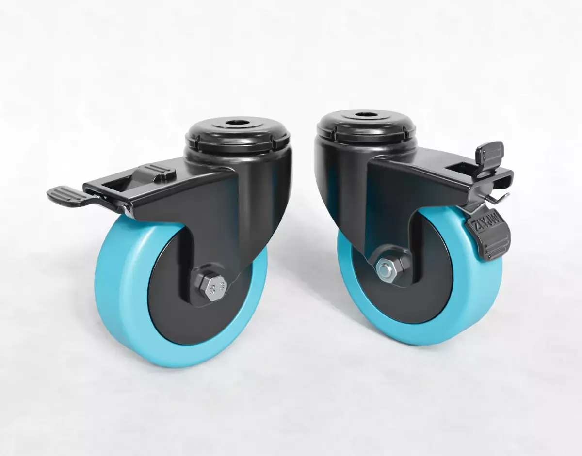 Caster wheels 3D model