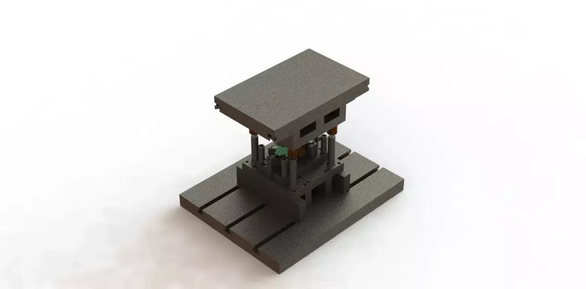 Estampo de Dobra Bend Stamping 3D model