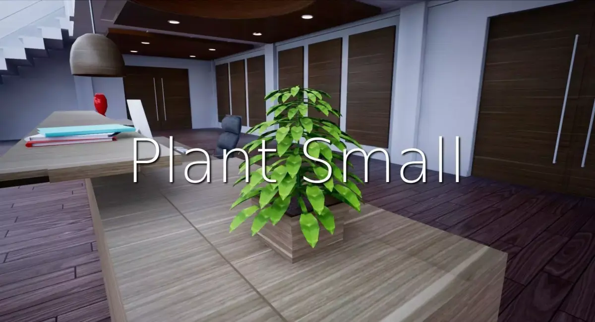 Plant Small SHC Quick Office LM Low-poly 3D model