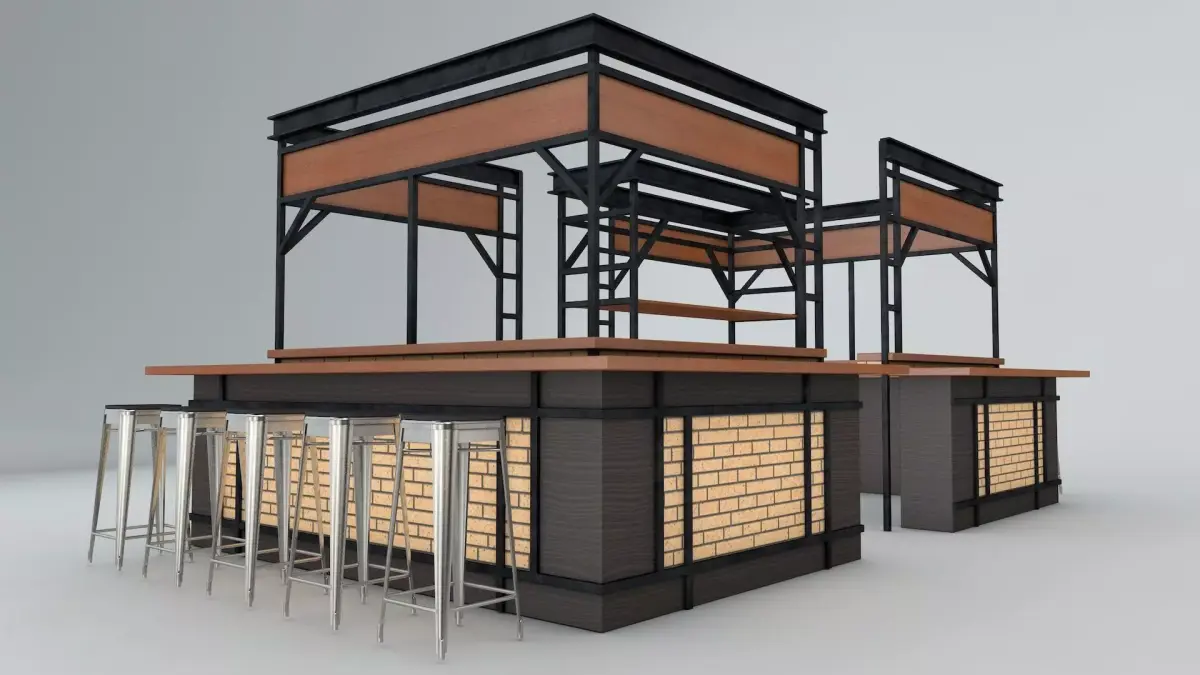 Pop-Up Store 2 3D model