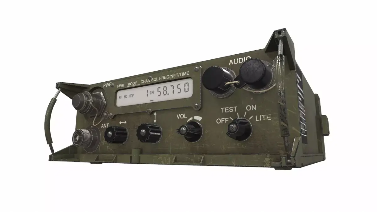 Radio military AN PRC-1088 3D model